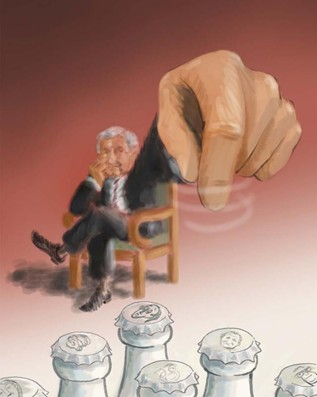 ¿La mesa puesta?