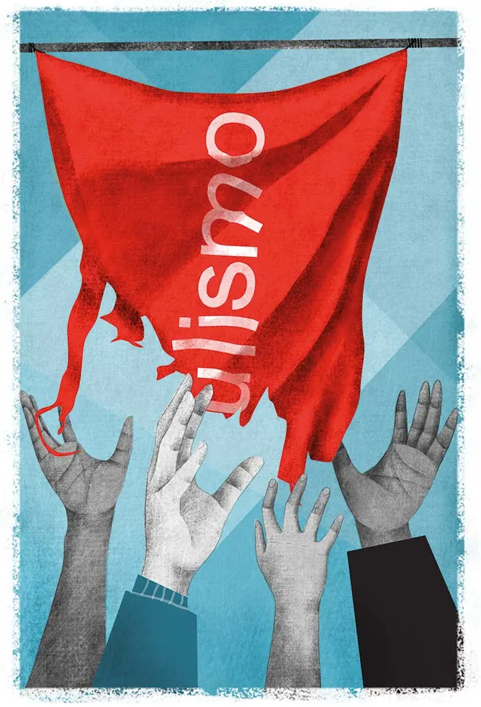 Izquierda vs. derecha / dictadura vs. democracia